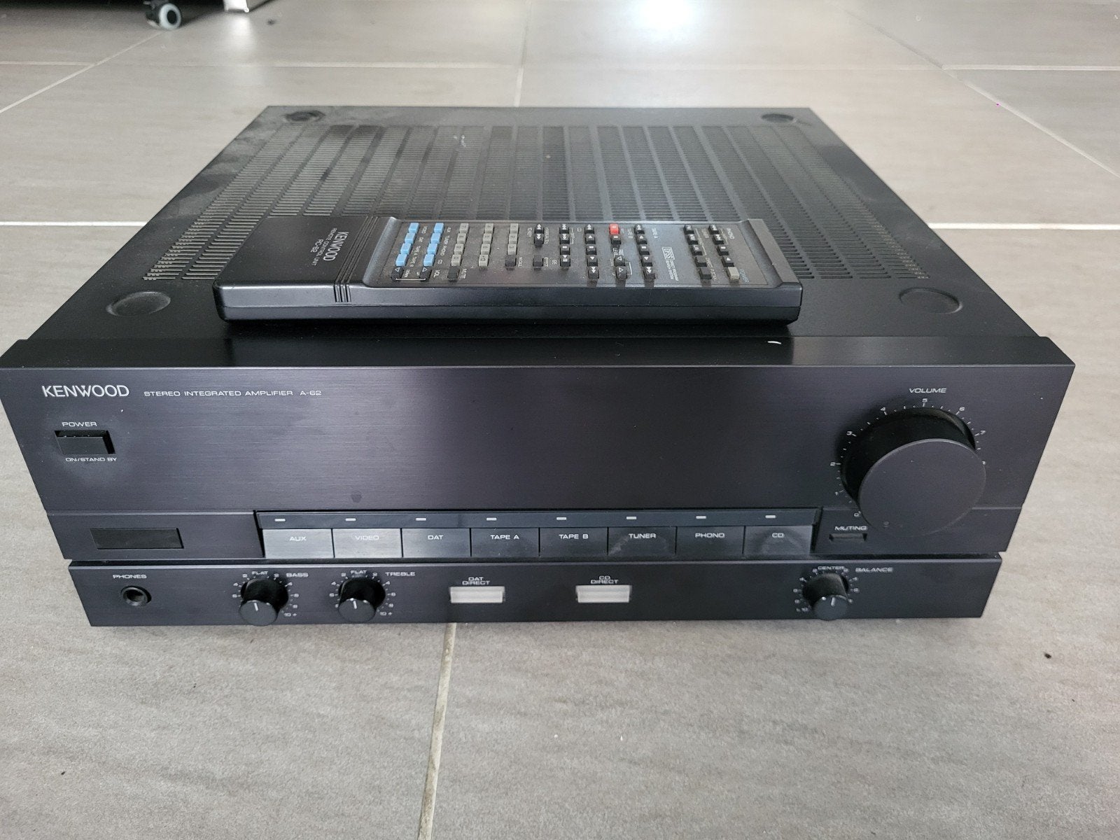 Kenwood A62 versterker, Overige merken, Gebruikt, Ophalen of Verzenden, Minder dan 60 watt