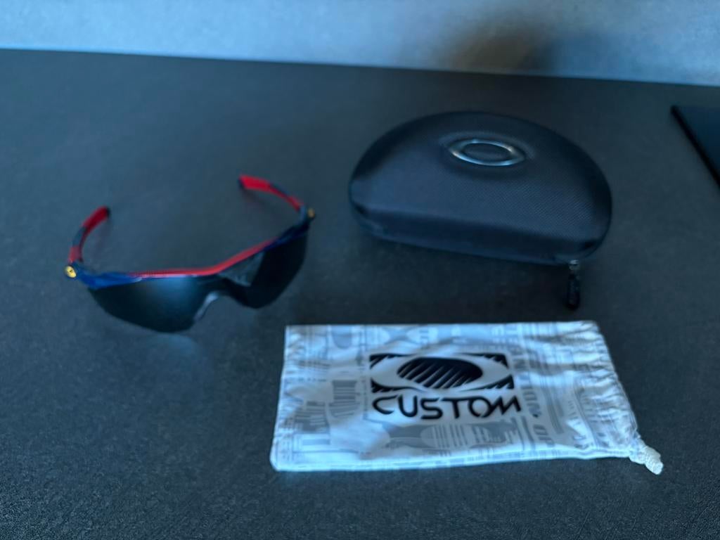 Oakley bril, Blauw, Ophalen of Verzenden, Zo goed als nieuw, Oakley
