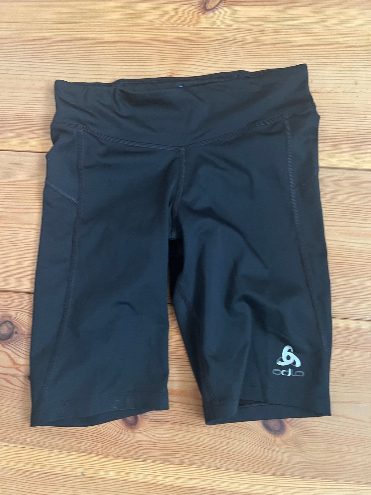 Odlo hardloopshort zwart - Maat S/M, Zwart, Ophalen of Verzenden, Zo goed als nieuw, Hardlopen of Fietsen