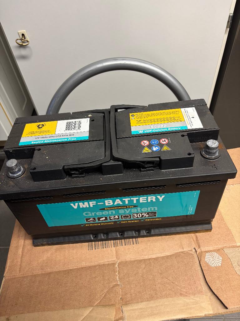 accu VMF 100ah, Auto-onderdelen, Ophalen, Gebruikt