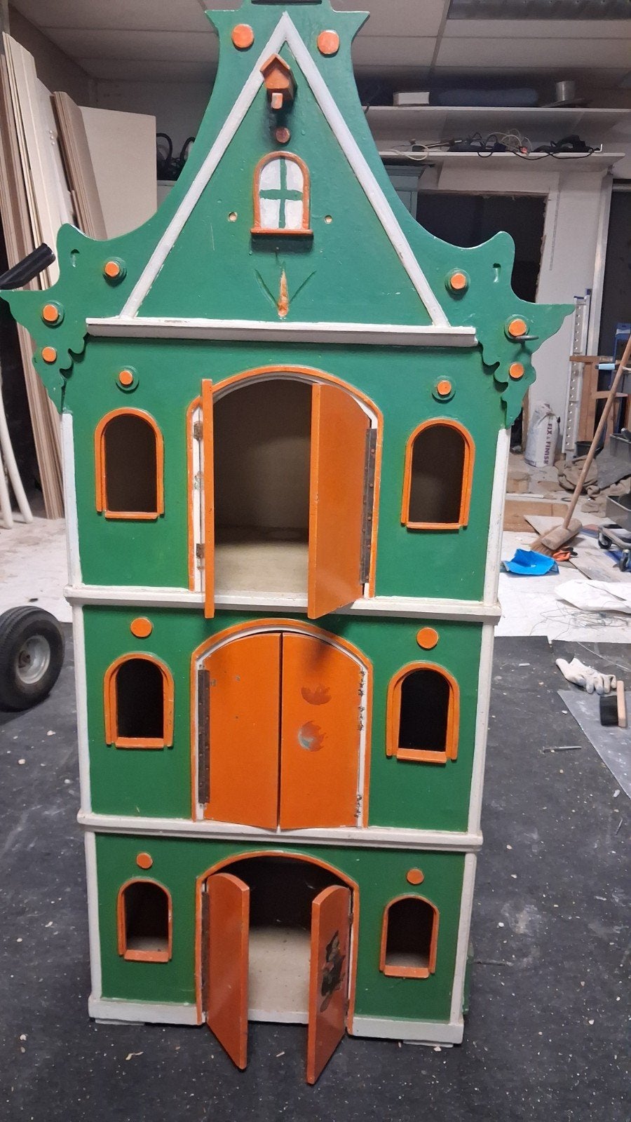 Kinder grachten huis, Kinderen en Baby's, Ophalen of Verzenden, Gebruikt, Poppenhuis