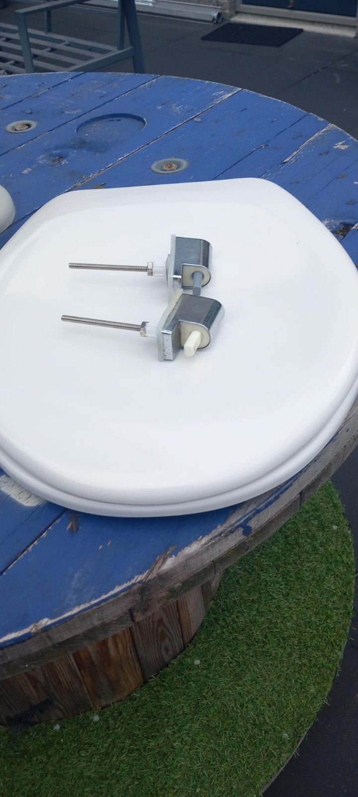 Gratis wc bril met scharnieren, Ophalen, Gebruikt