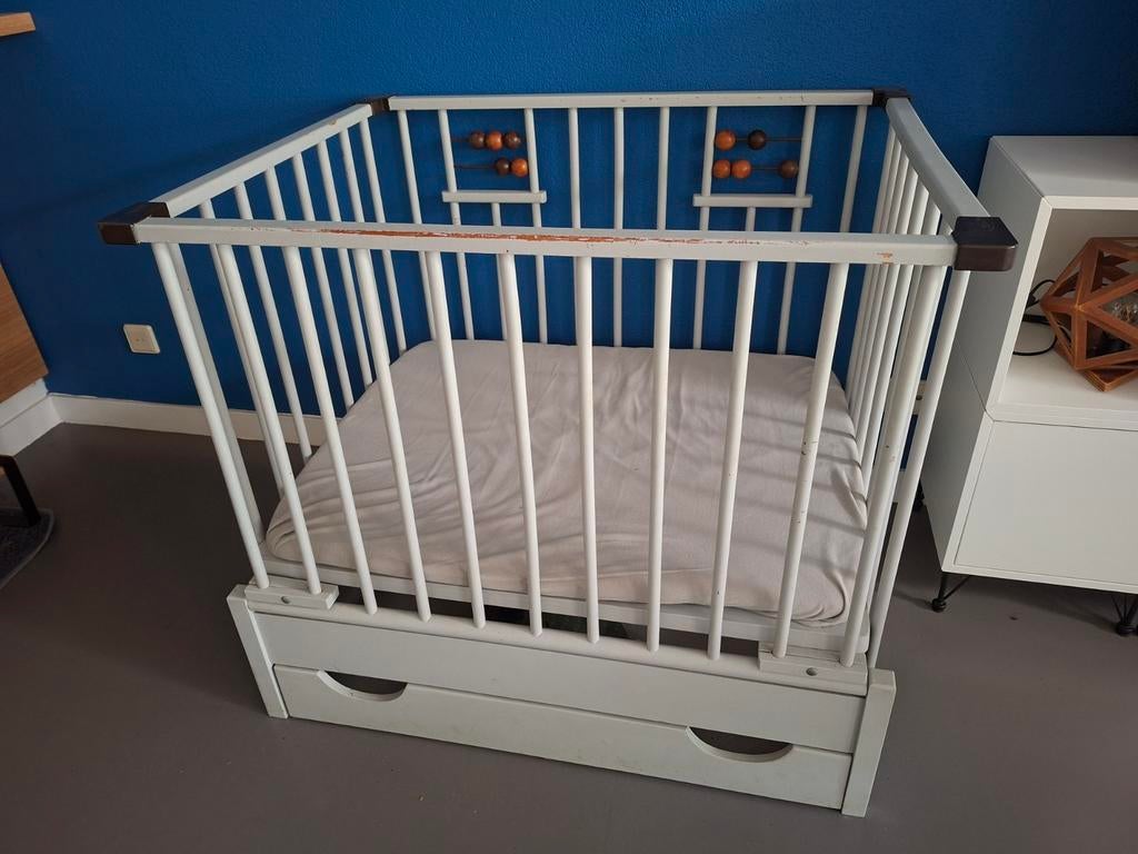 GRATIS! In hoogte verstelbare box, Kinderen en Baby's, Boxen, Ophalen, Gebruikt, Lade