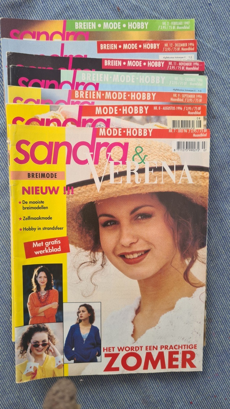 Breien tijdschrift Sandra Breimode & Verena, Boeken, Ophalen of Verzenden, Gelezen, Overige typen