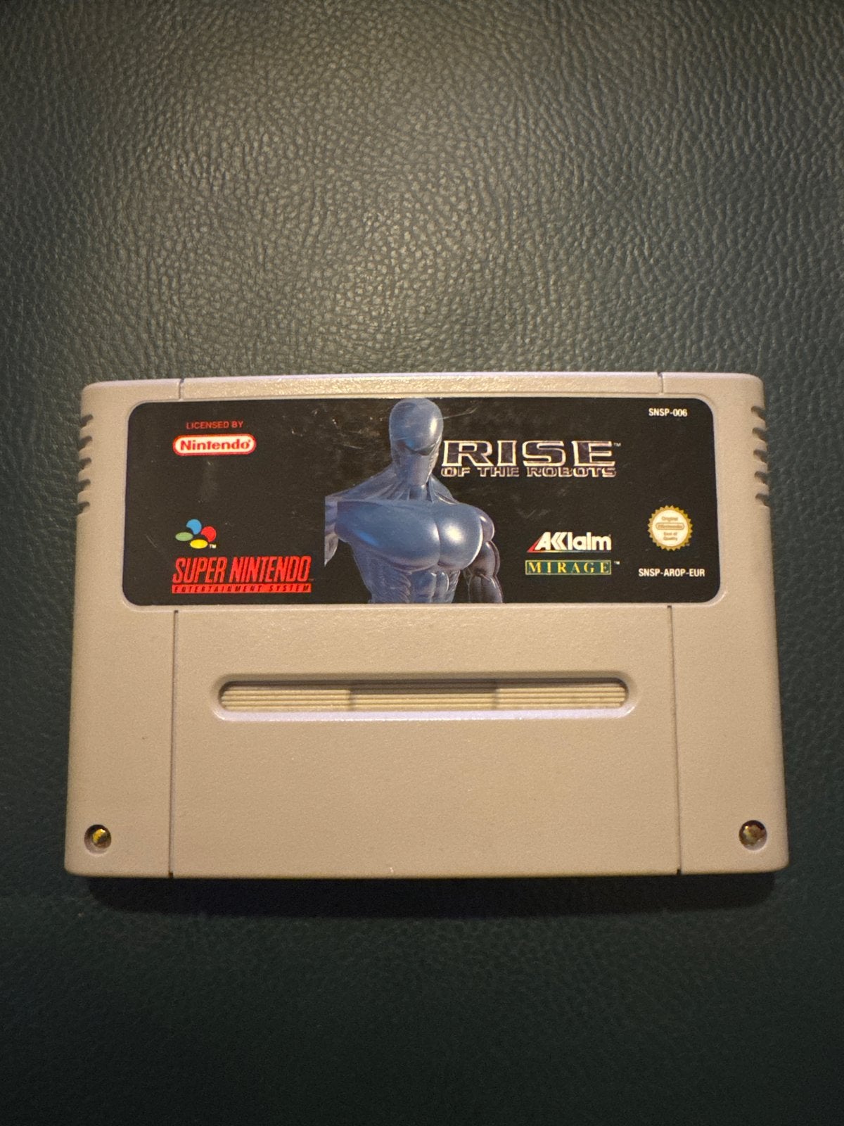 Rise of the Robots - Super Nintendo (SNES) Game, Gebruikt, Vechten, 1 speler, Ophalen of Verzenden