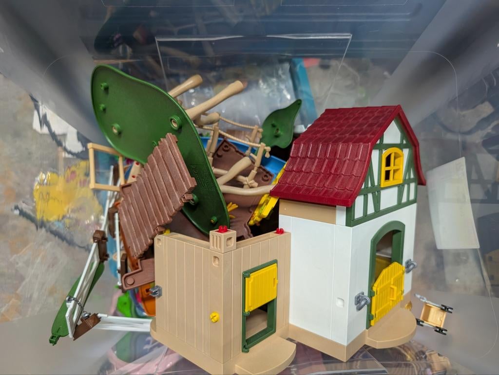 Playmobil bak vol, Ophalen, Gebruikt