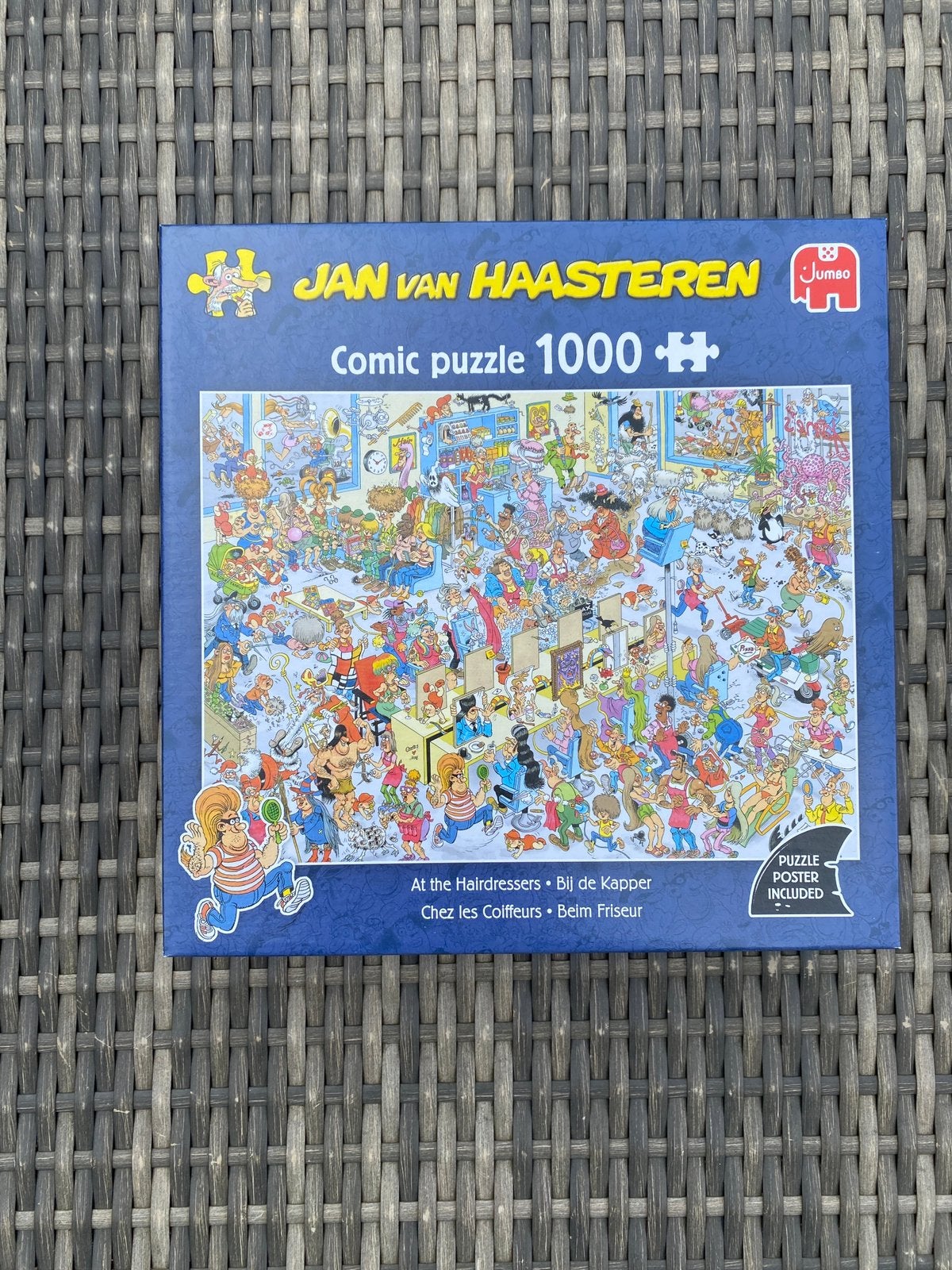 Jan van Haasteren Bij de kapper, Ophalen of Verzenden, 500 t/m 1500 stukjes, Zo goed als nieuw