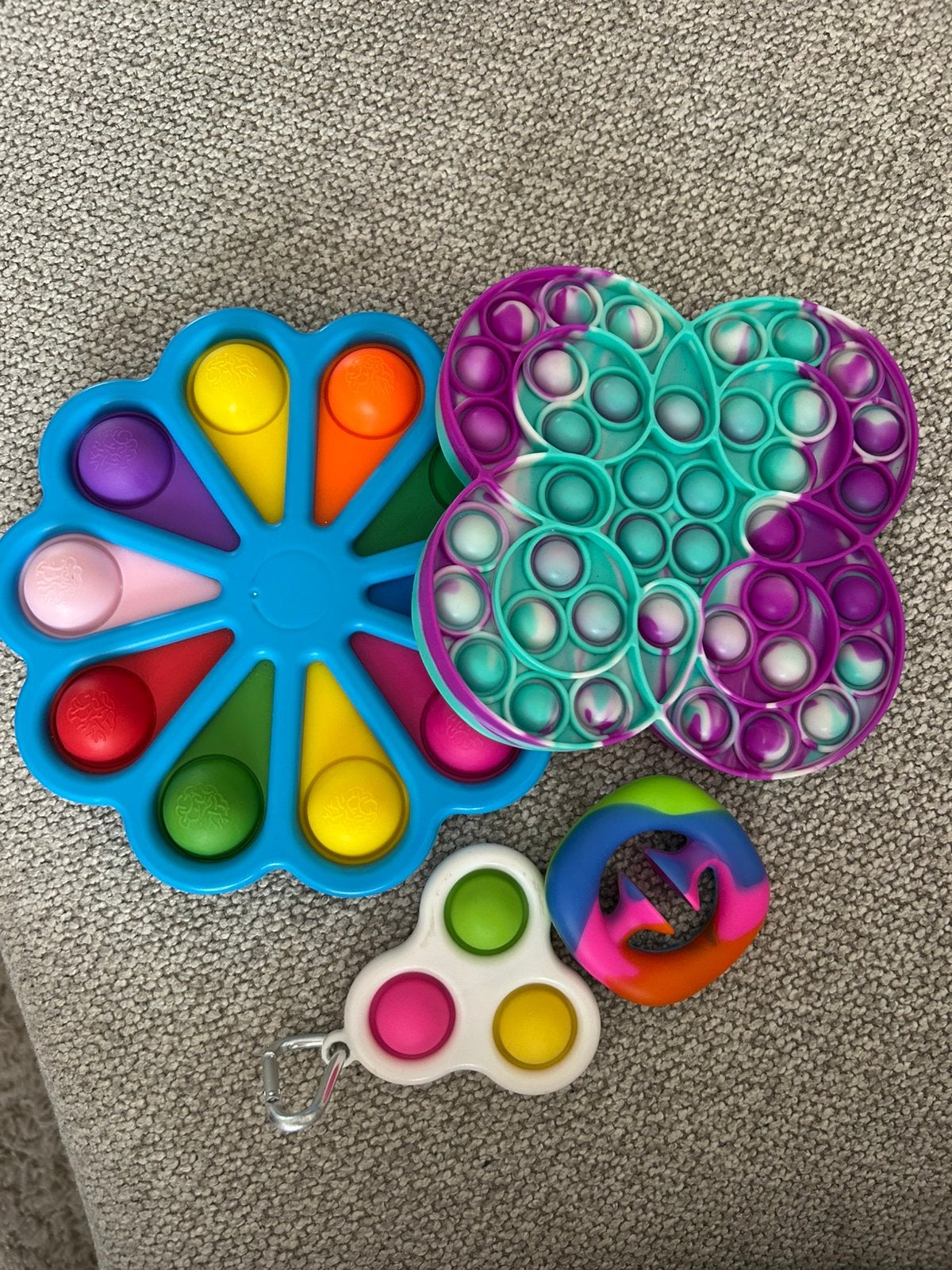 4 fidgettoys, Ophalen of Verzenden, Gebruikt