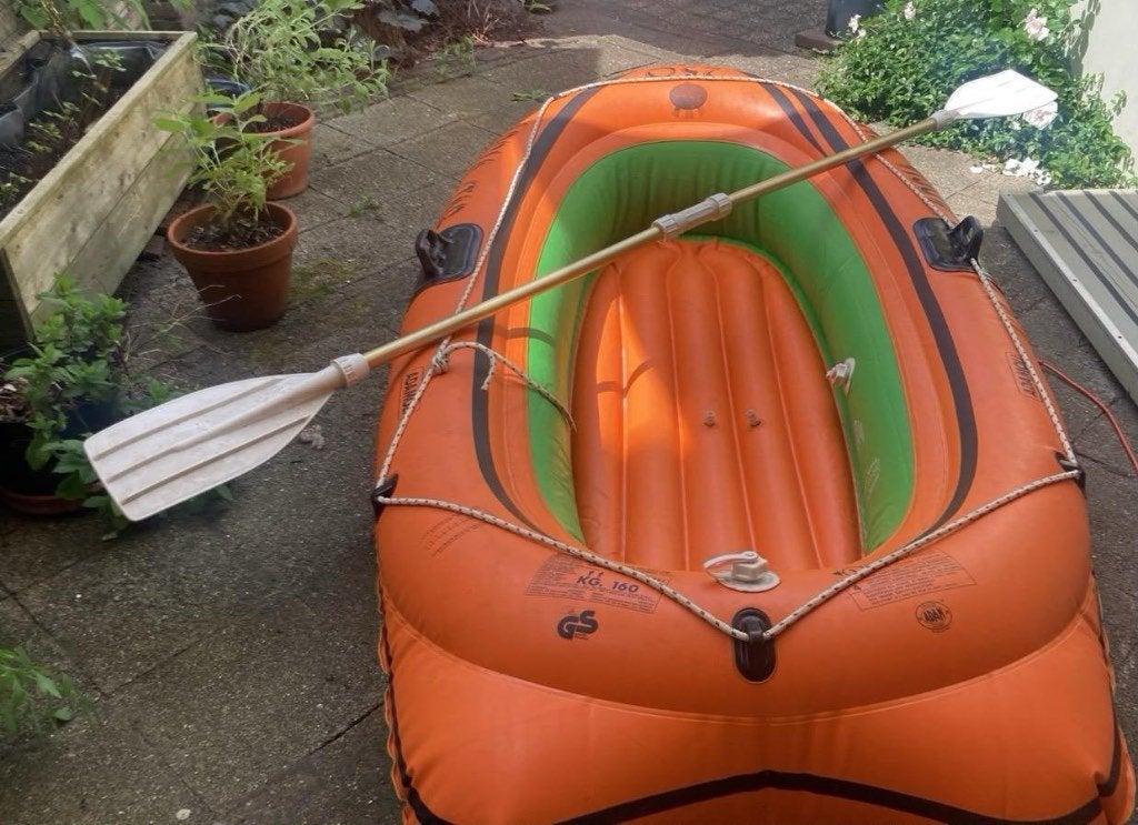 Opblaasbare boot, Ophalen, Drie personen of meer, Overige typen, Gebruikt