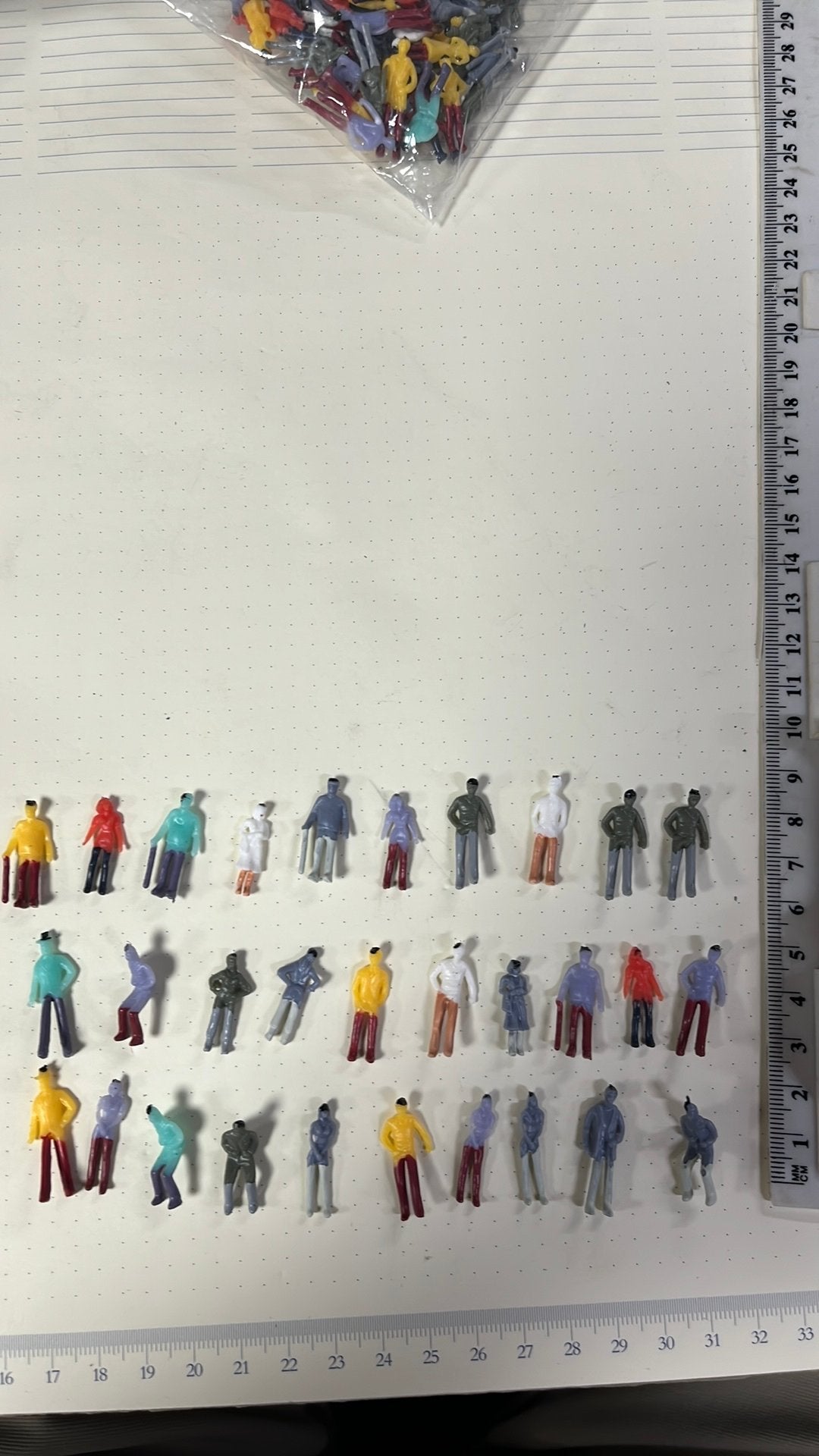 N spoor figuren beschilderd, Hobby en Vrije tijd, Modeltreinen | N-Spoor, Ophalen of Verzenden, Gelijkstroom of Wisselstroom, Overige typen