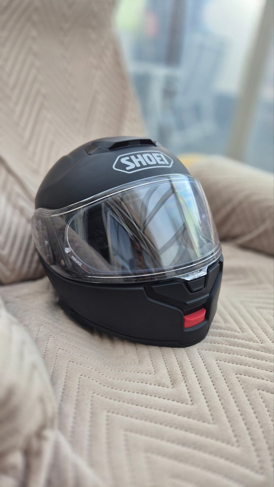 Schoei Neotec 3 Maat S, Motoren, Kleding | Motorhelmen, Ophalen of Verzenden, Tweedehands, Systeemhelm, Shoei
