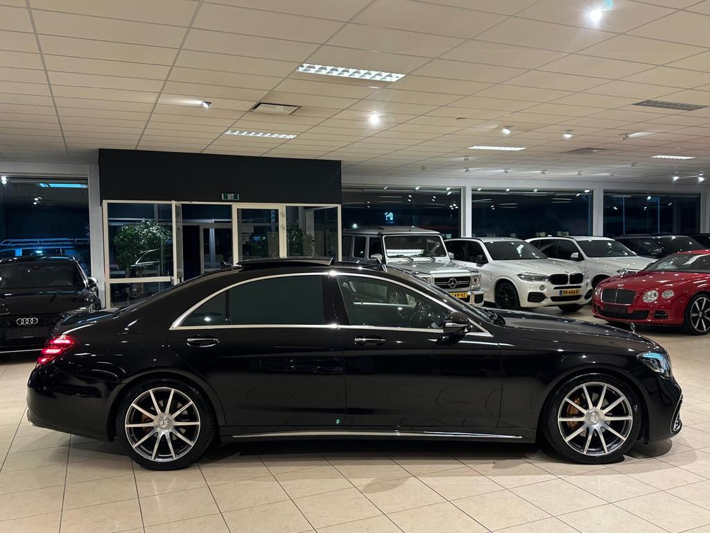 Mercedes-Benz S-klasse S350d 4Matic Lang|Magic-Sky|3D-Burmes, Automaat, Gebruikt, Met garantie (alle), Zwart