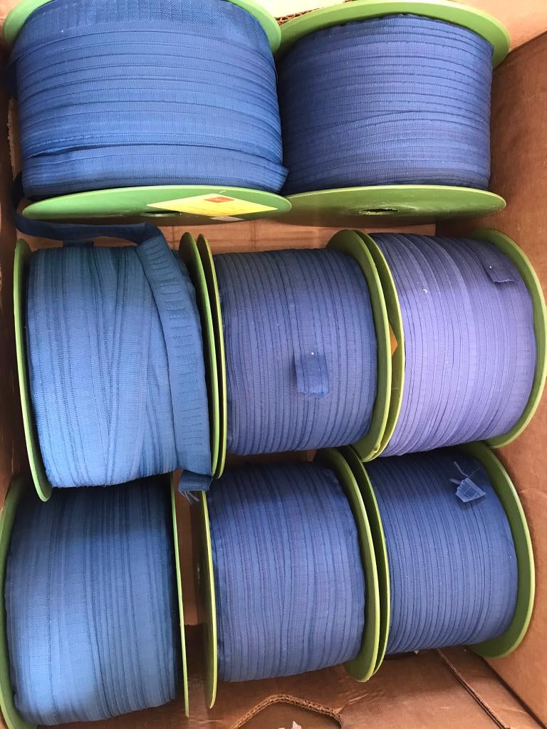 Gordijnband / plooiband op rol (blauw, 2 x 200 m), Huis en Inrichting, Stoffering | Gordijnen en Lamellen, Minder dan 50 cm, -