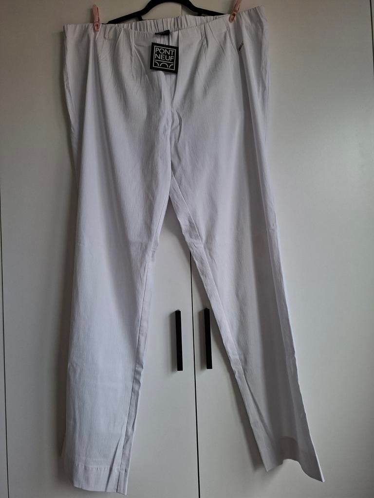 Nieuwe witte Pont Neuf Zomerbroek maat 56, Kleding | Dames, Wit, Nieuw, Ophalen of Verzenden, Pont Neuf