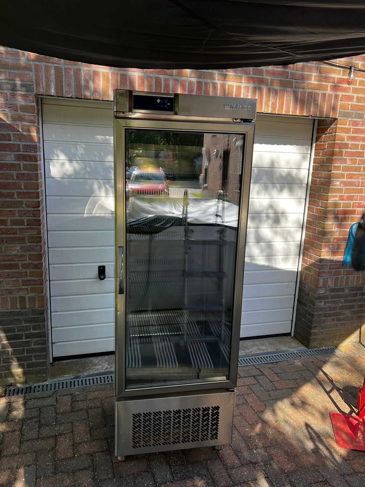 Infrico koelkast, Witgoed en Apparatuur, Ophalen, 200 liter of meer, 60 cm of meer, 160 cm of meer