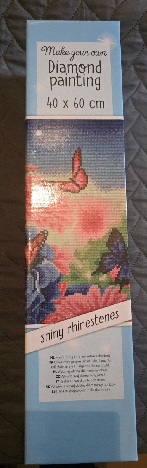 Diamond Painting Set - Vlinders (40x60 cm), Ophalen of Verzenden, Nieuw, Schilderen op nummer