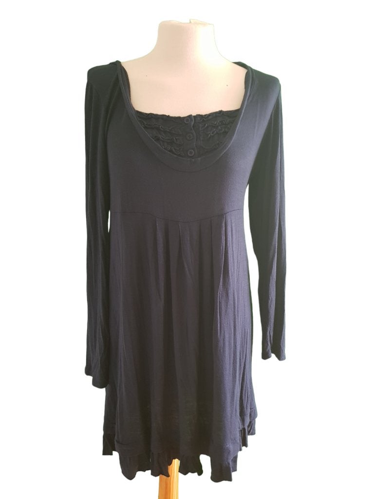 Prachtige donker blauwe tuniek van AZURI draagmaat XL., Maat 46/48 (XL) of groter, Zo goed als nieuw, Azuri, Verzenden