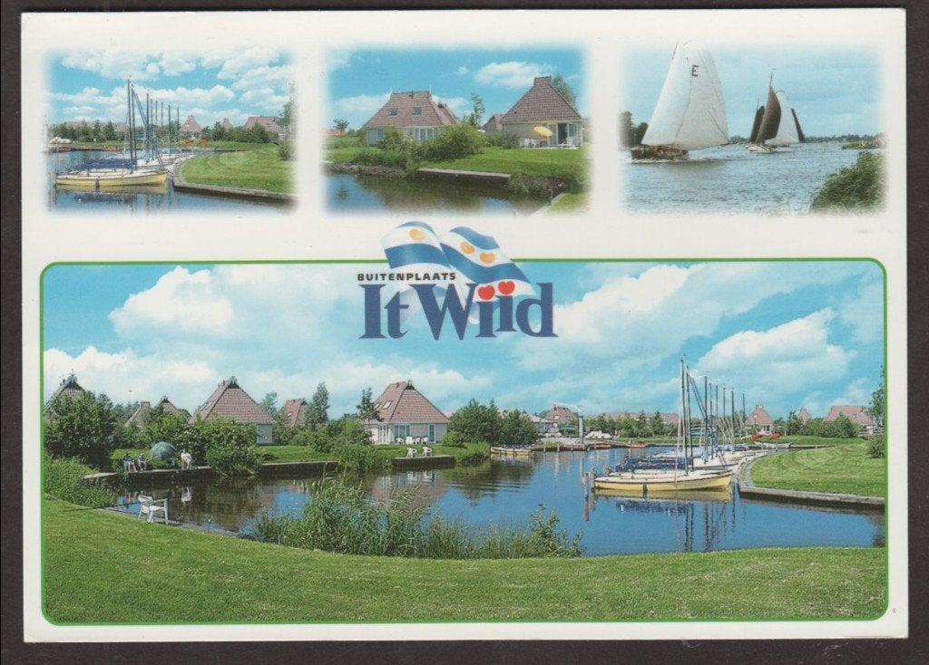 Eernewoude 4 luik Buitenplaats It Wiid Gelopen 2000, Ophalen of Verzenden, 1980 tot heden, Gelopen, Friesland