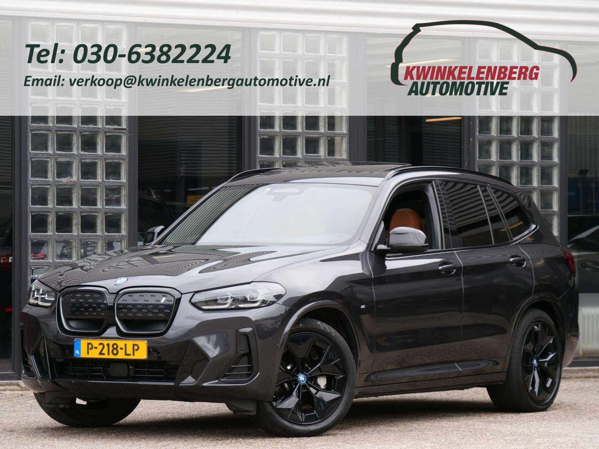 BMW iX3 LCI 80kWh/ M-SPORT/ PANORAMADAK/ LEER/ SHADOW-LINE/, Auto's, BMW, Automaat, Achterwielaandrijving, Gebruikt, 750 kg