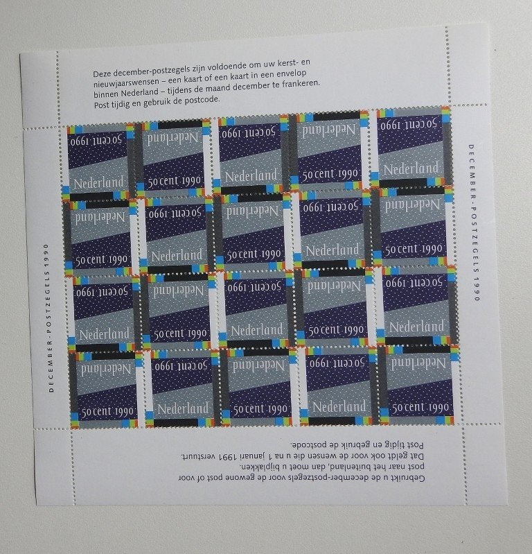 Vel Decemberzegels 1990, Verzenden, Na 1940, Postfris