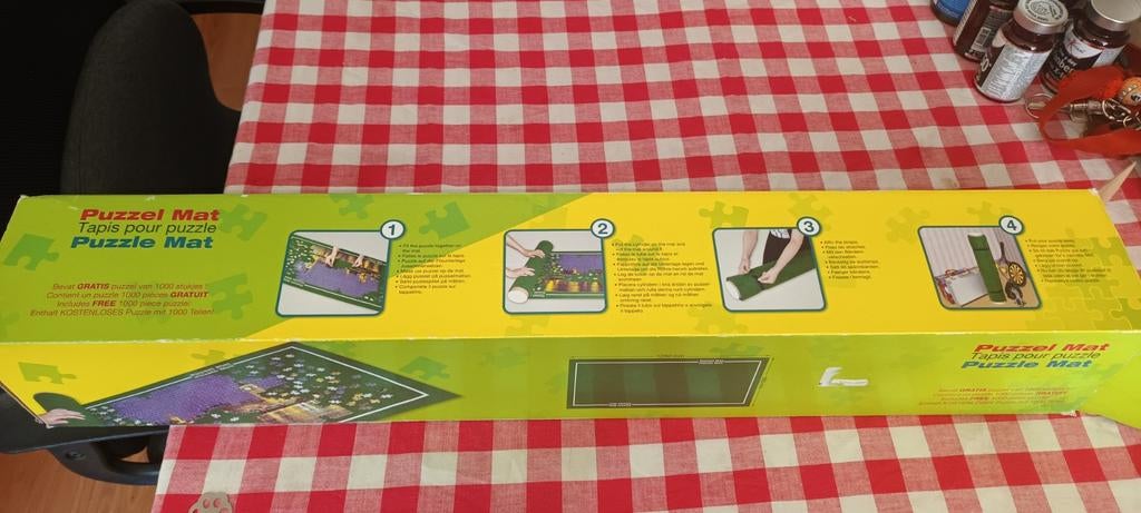 Jumbo oprolbare puzzelmat voor puzzels tot 1000 stukjes, Ophalen of Verzenden, Gebruikt, Overige typen