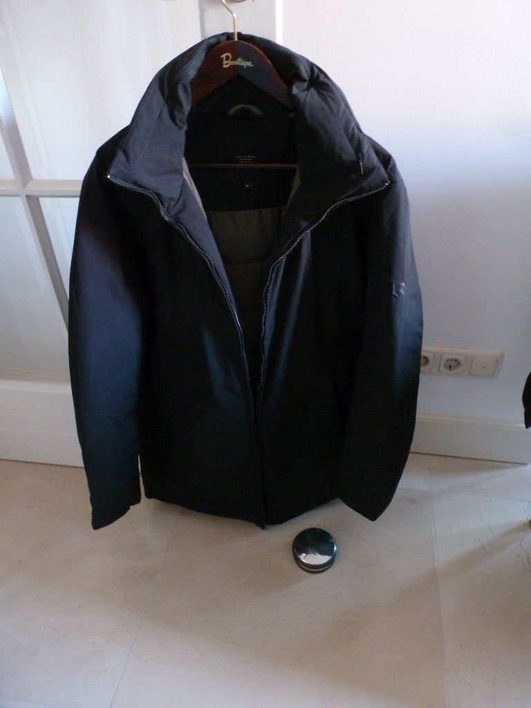 WATERPROOF parka jas WINTER jack & jones XL -GRATIS zend, Verzenden, Nieuw, Maat 52/54 (L), Zwart