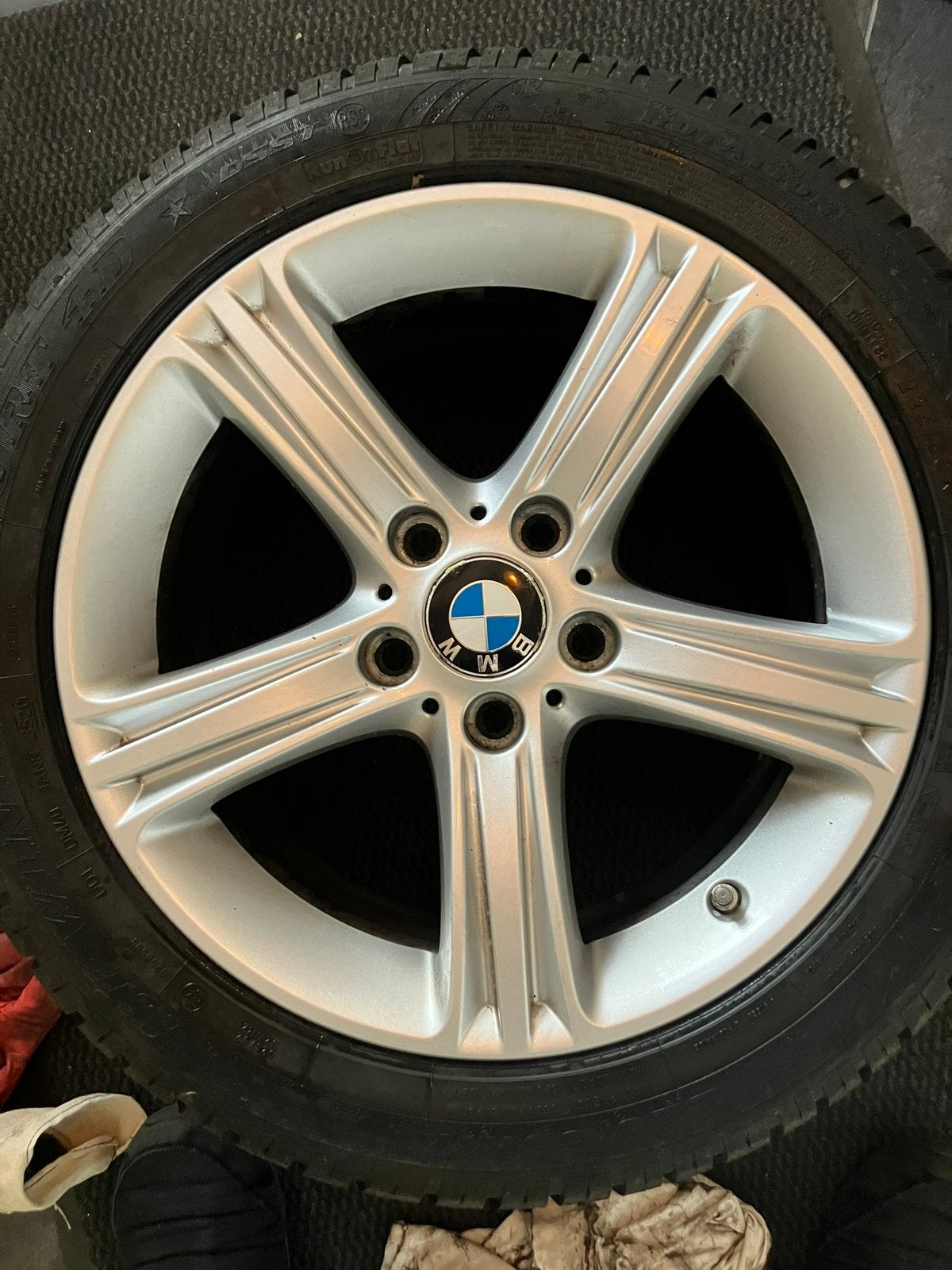 BMW velgen styling 393 17” met winterbanden voor F30 F31, Auto-onderdelen, Ophalen, Velg(en), 17 inch, Winterbanden
