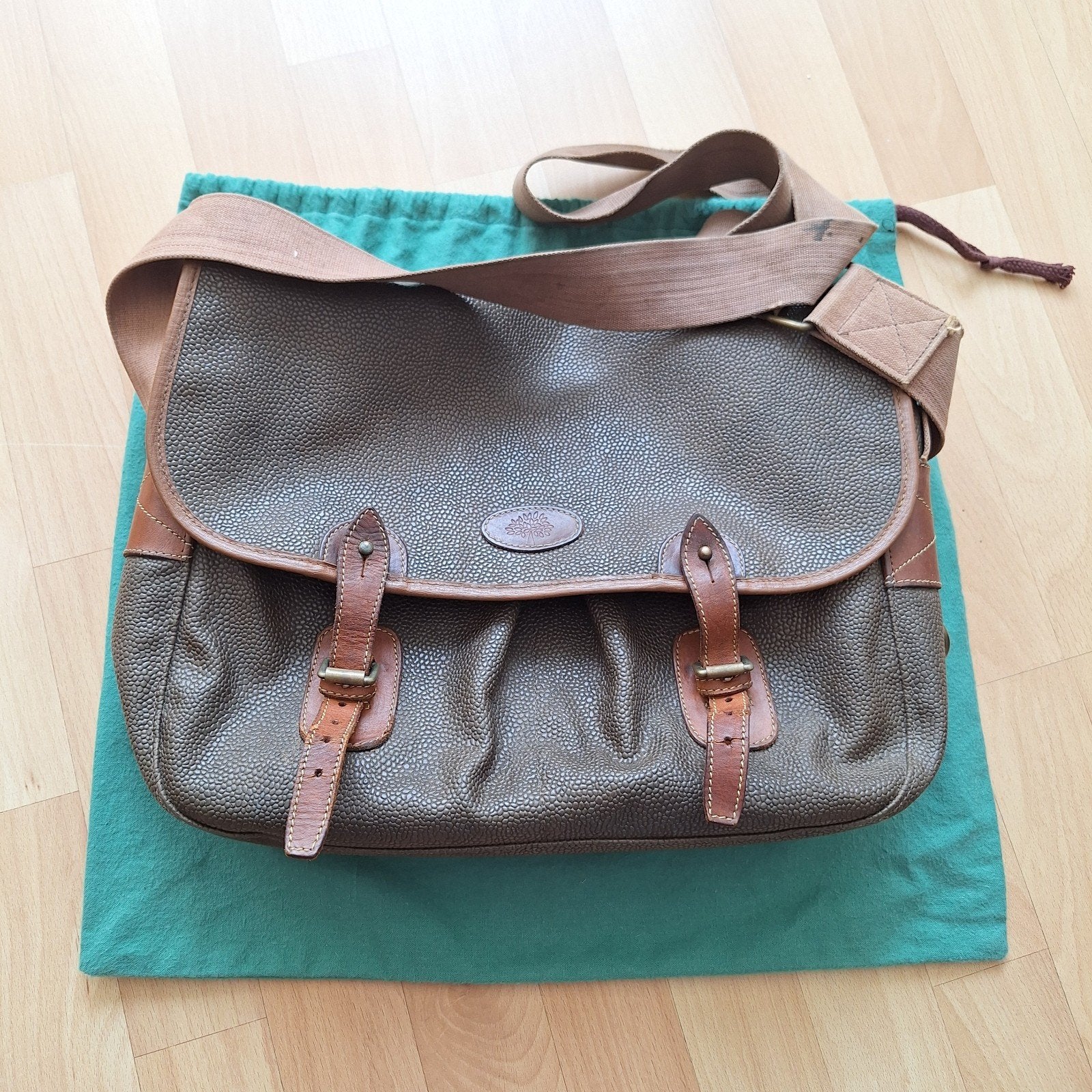 Mulberry Messenger Tas Bruin Leer - Vintage Stijl, Overige merken, Gebruikt, Bruin, Ophalen of Verzenden