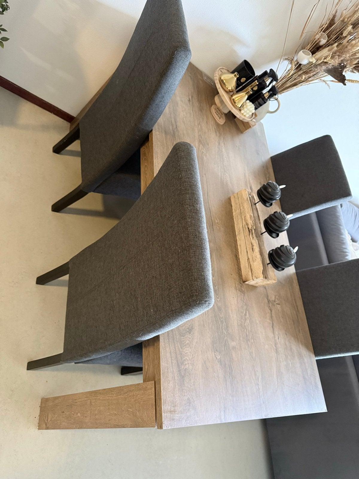 Eettafel met stoelen - Zo goed als nieuw, 100 tot 150 cm, Zo goed als nieuw, Vier personen, Rechthoekig