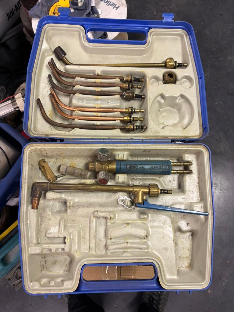 SAF SOCAL JUNIOR snijbrander set ( lijkt op gloor ), Ophalen of Verzenden, Zo goed als nieuw, 250 ampère of meer, Overige typen