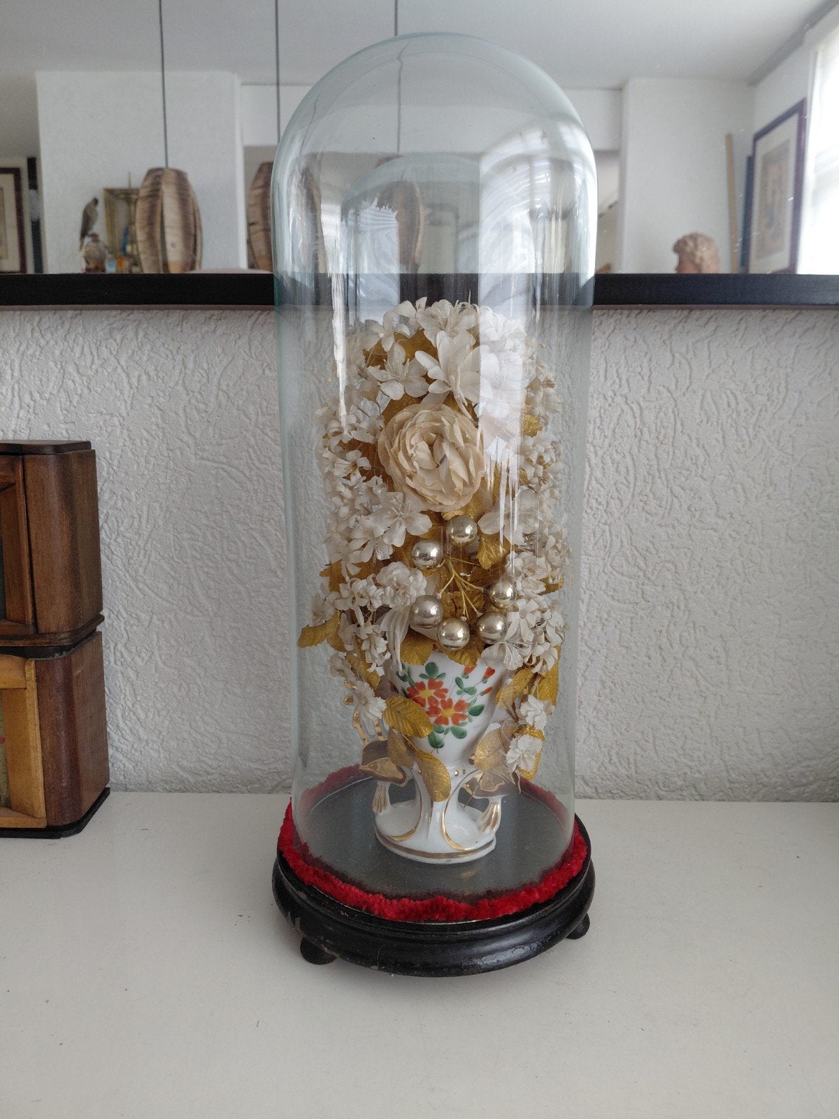 oude stolp met vaas, Ophalen of Verzenden