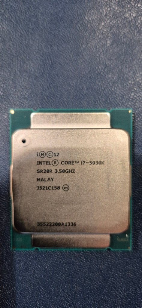 2x Intel Core i7-5930K processor, 6-core, Gebruikt, Ophalen of Verzenden, Intel Core i7