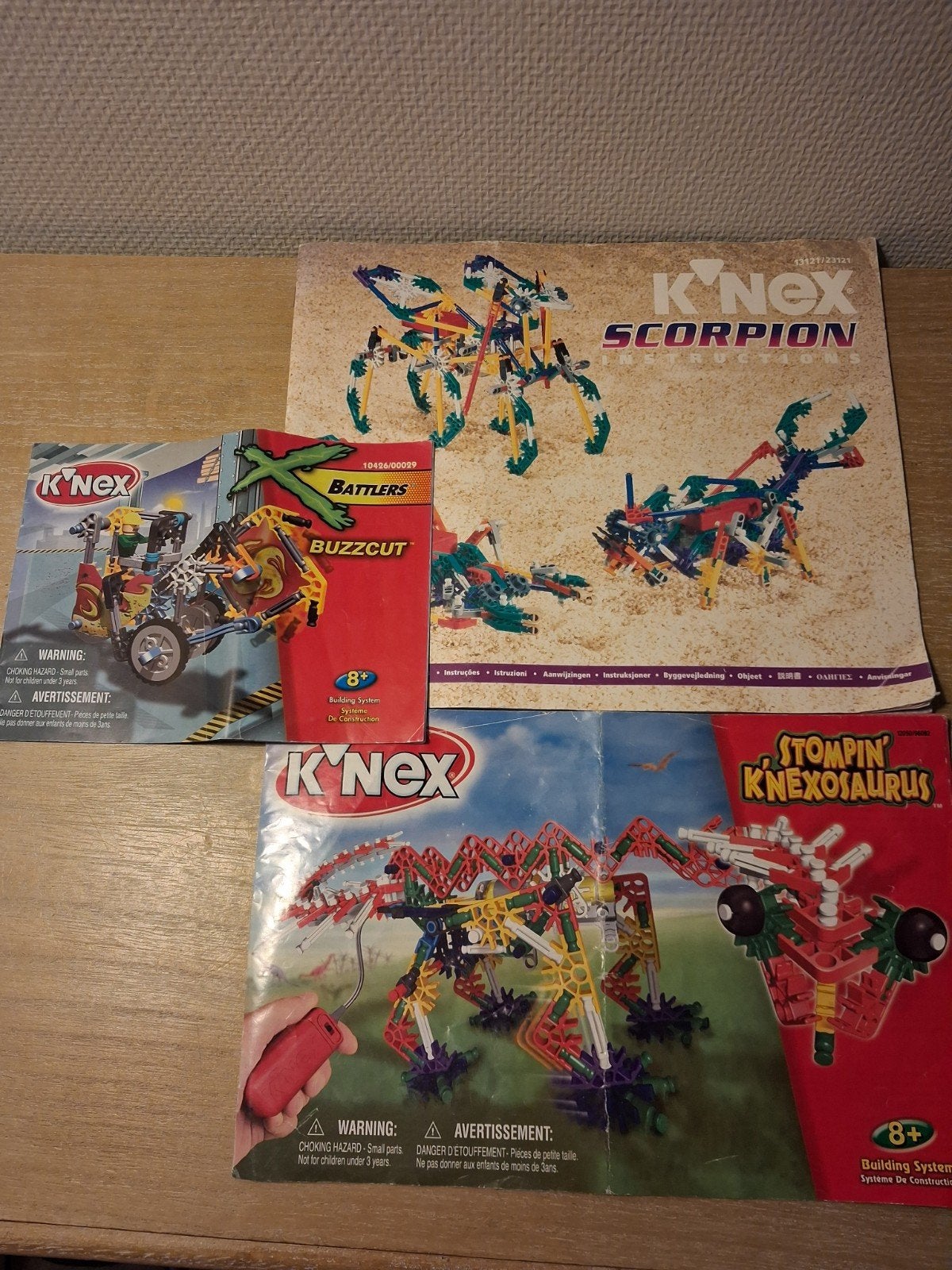 Knexx voorbeeldenboekjes 3x, Ophalen of Verzenden, Zo goed als nieuw, K'nex