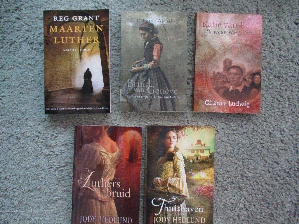 Jody Hedlund , Bruid van Genève etc 5 x christelijke romans, Ophalen of Verzenden, Gelezen
