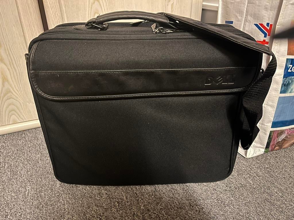 DELL pro lite business laptop tas zwart 40x30, Computers en Software, Laptoptassen, Ophalen of Verzenden, Zo goed als nieuw, Schoudertas