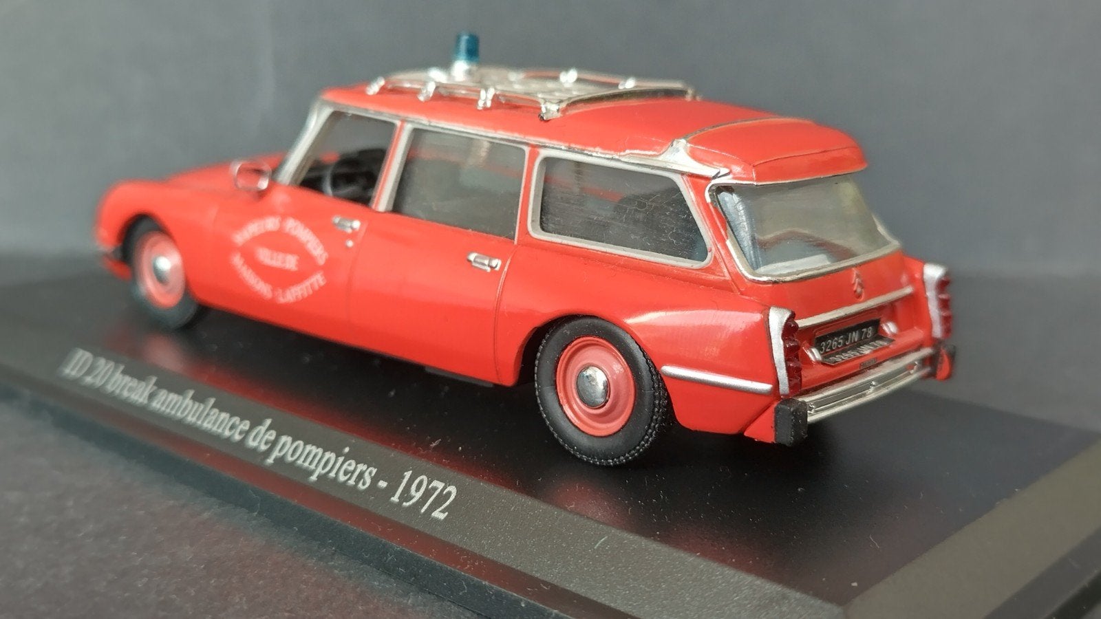 Citroen Id 20 Break ambulance Pompiers 1:43 Pol, Auto, ., Nieuw, Ophalen of Verzenden