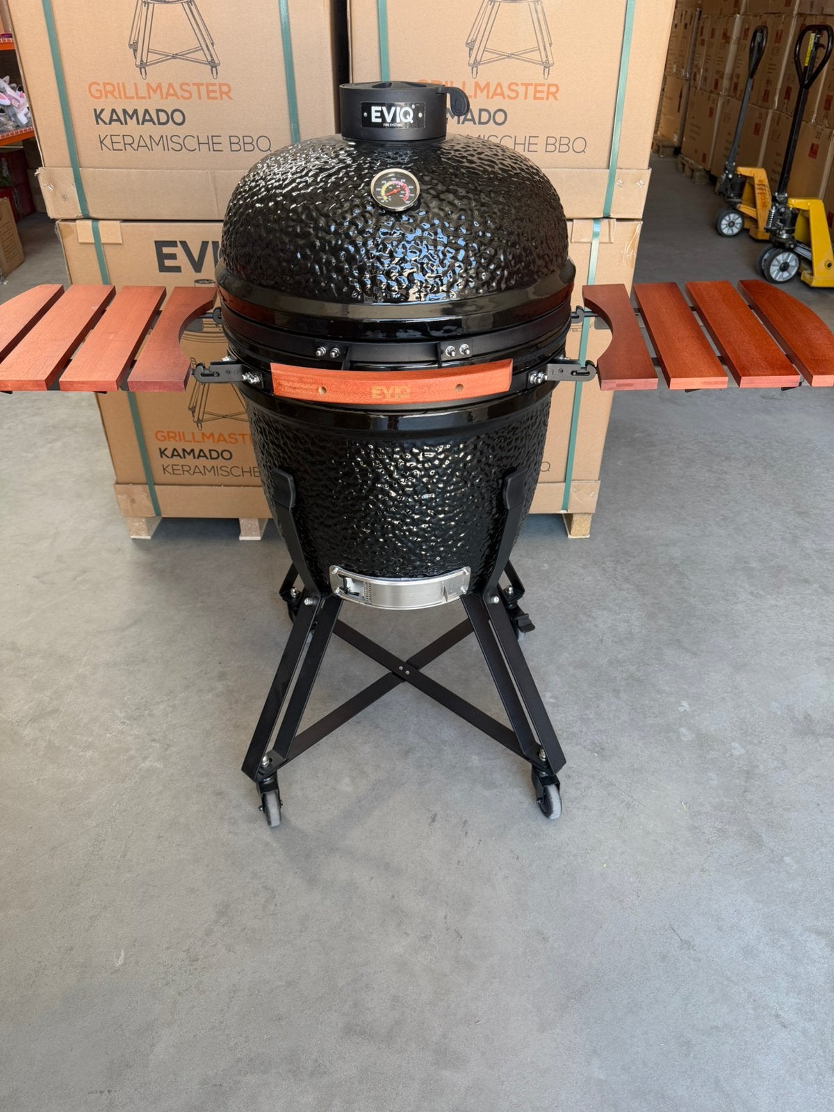 Foto 6 van Eviq ceramische bbq kamado 21 inch