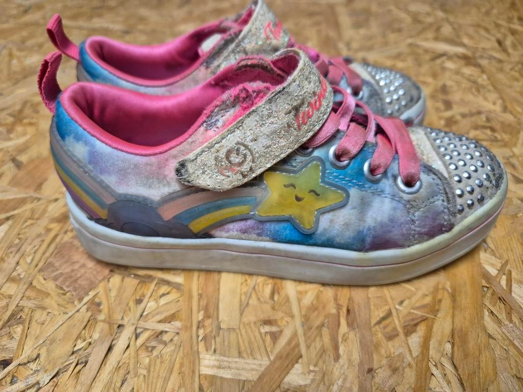 Skechers Twinkle Toes schoenen met lichtjes maat 28, Gebruikt, Meisje, Schoenen, Skechers