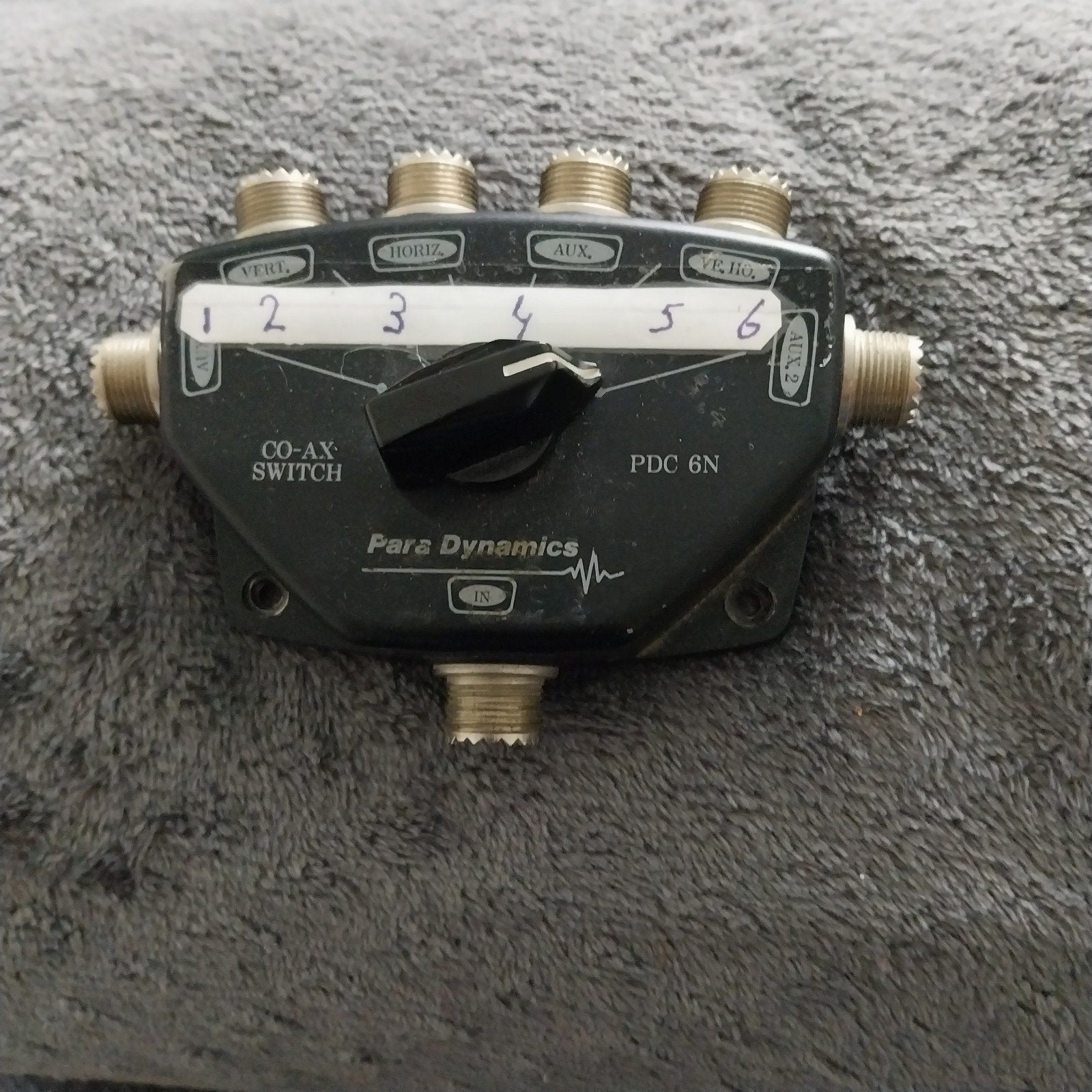 Para Dynamics PDC 6N CO-AX Switch - 6-weg schakelaar, Telecommunicatie, Ophalen of Verzenden