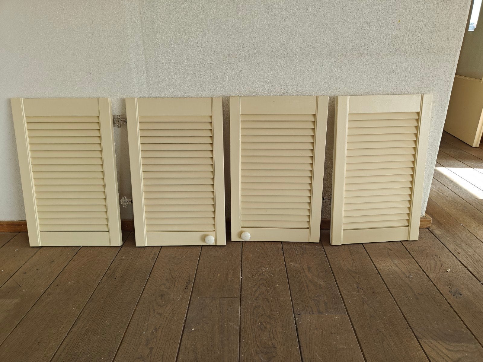 Louvre deurtjes set van 4, 38x61, Huis en Inrichting, Ophalen of Verzenden