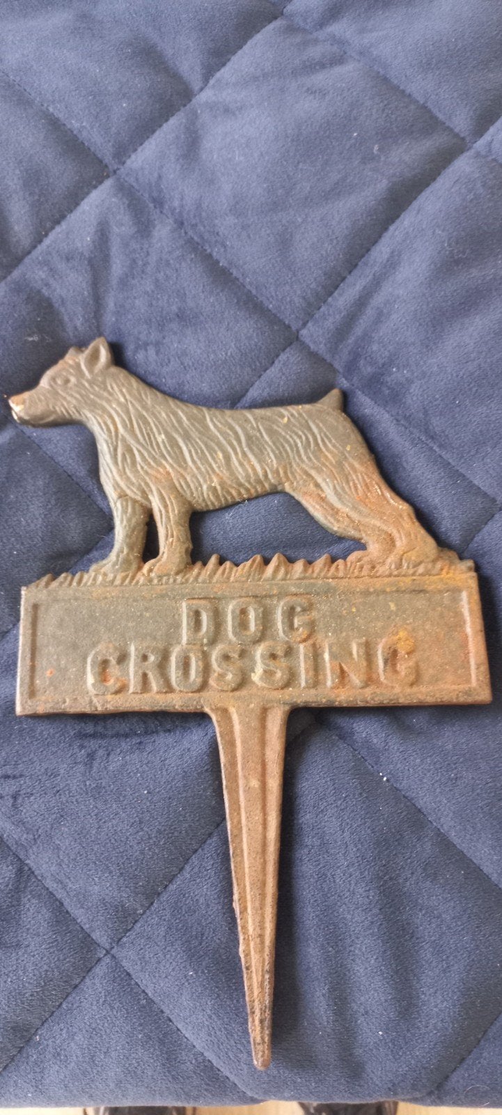 Dog Crossing Sign, Ophalen of Verzenden