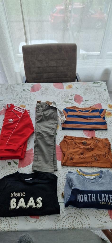 Kledingpakket maat 74: 4 truitjes (2x Z8 nieuw), Kinderen en Baby's, Babykleding | Maat 80, Broekje, Ophalen of Verzenden, Zo goed als nieuw