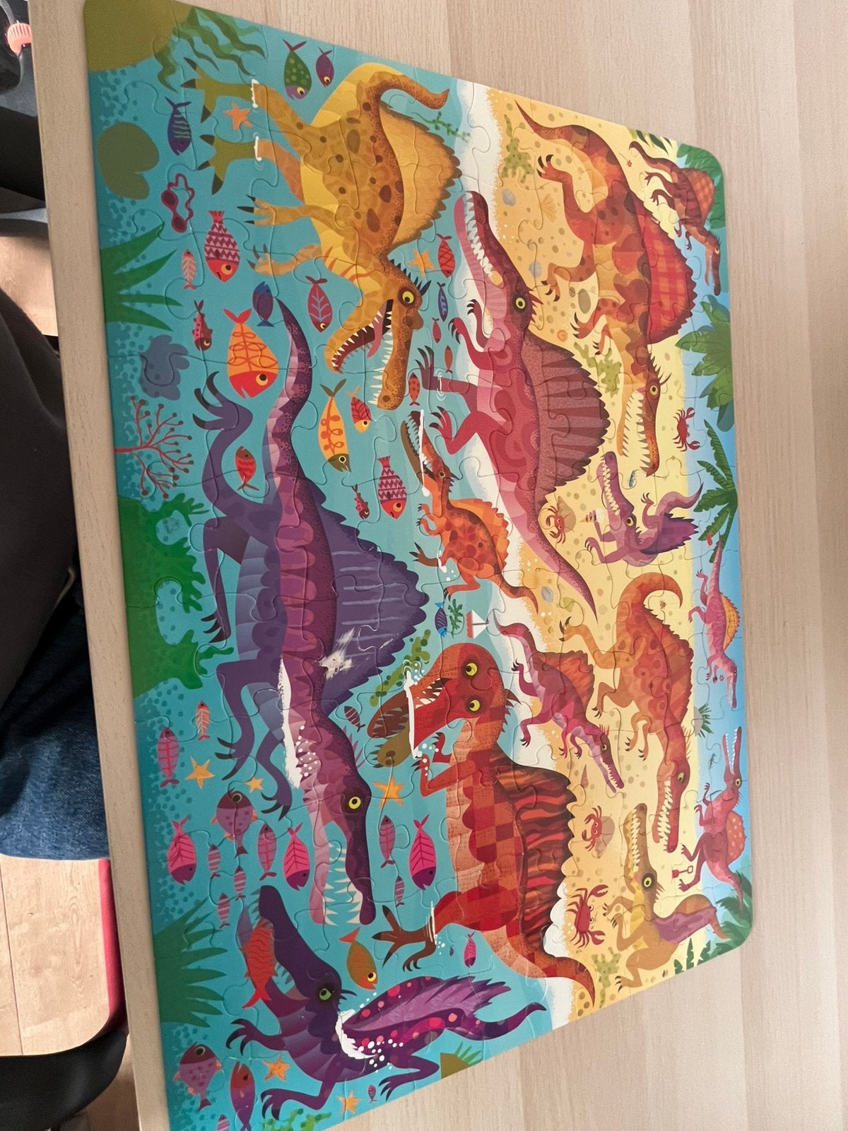100 stukjes puzzel, Ophalen