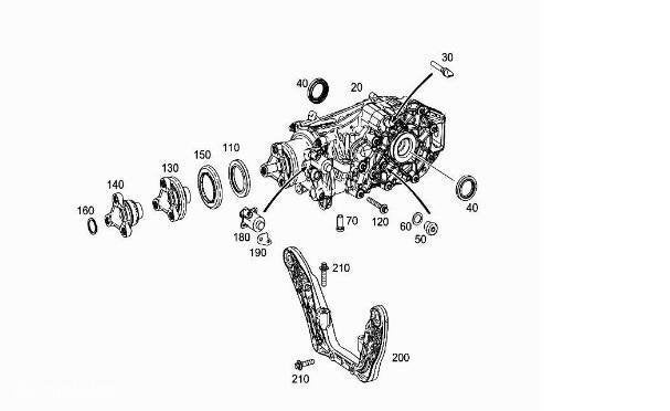Mercedes A45 amg Differentieel 4-matic A176 A1763501900, Gebruikt, Ophalen of Verzenden