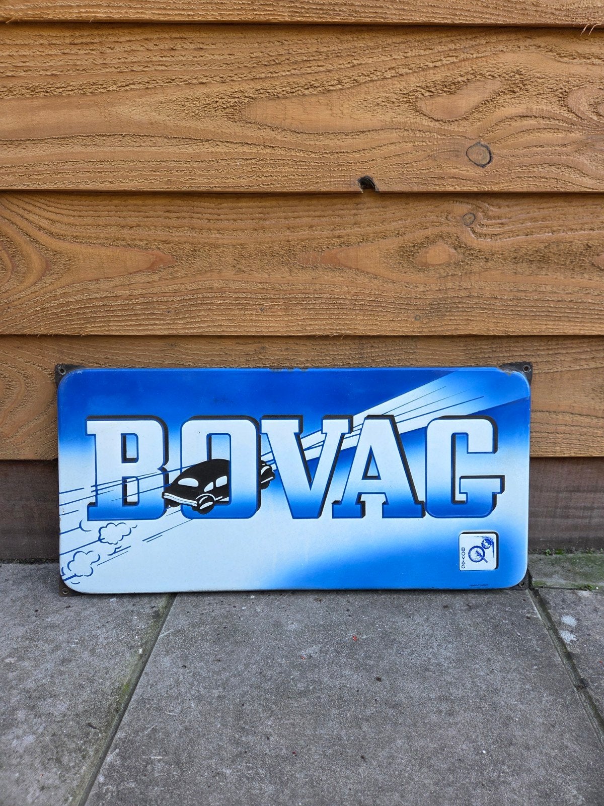 Emaille bord Bovag, Verzamelen, Ophalen of Verzenden, Gebruikt, Reclamebord