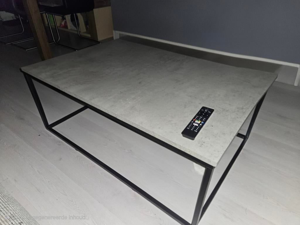 Salontafel betonlook DOKKEDAL, Ophalen, 100 tot 150 cm, Overige materialen, Industrieel, Modern