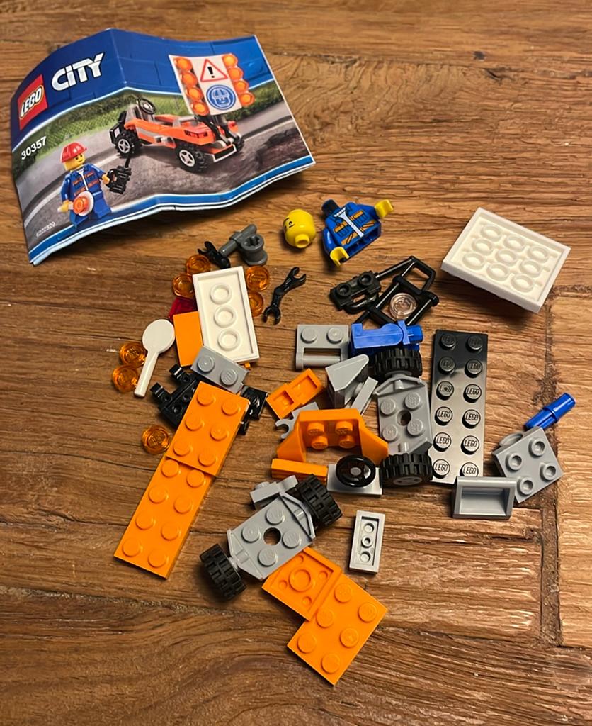 LEGO City Wegwerker, Ophalen of Verzenden, Zo goed als nieuw