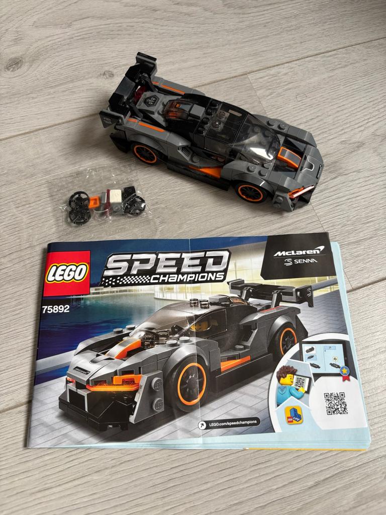 Lego Speed Champions 75892 McLaren Senna compleet, Lego, Zo goed als nieuw, Compleet, Complete set