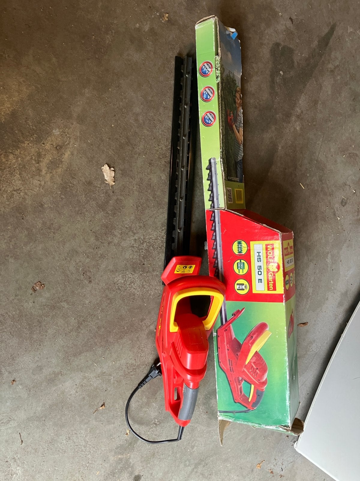 Wolf-Garten HS 50 E Heggenschaar 50 cm elektrisch, Tuin en Terras, Ophalen, Gebruikt, Elektrisch