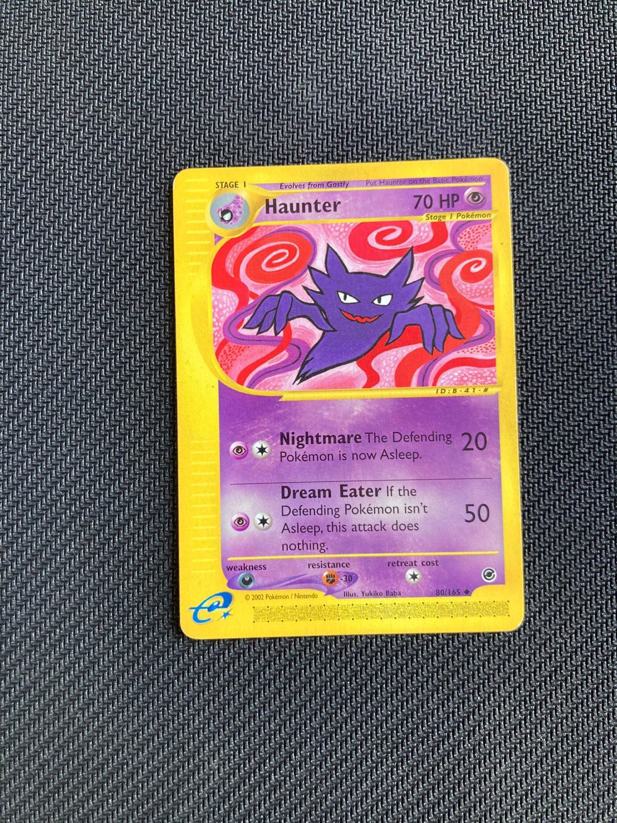 Pokemon kaart Haunter, Ophalen of Verzenden, Zo goed als nieuw